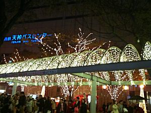 天神警固公園イルミネーション3