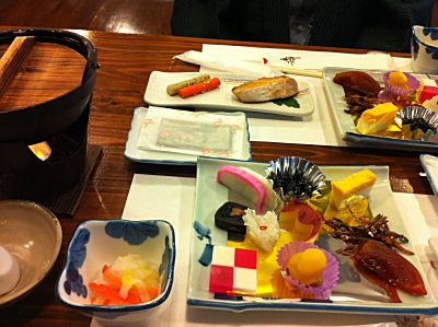 阿蘇内牧温泉蘇山郷 元旦の朝食